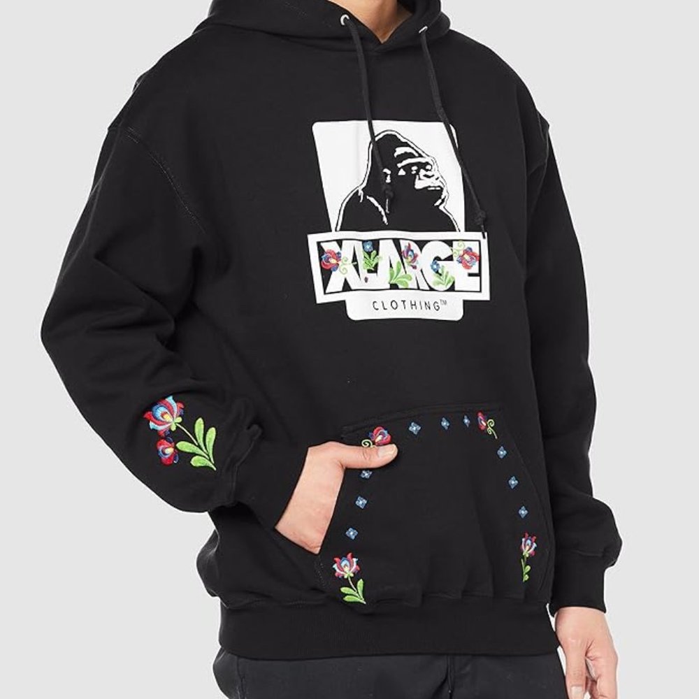 NWT - XLARGE (JAPAN} - FLOWER OG PULLOVER HOODED SWEAT
